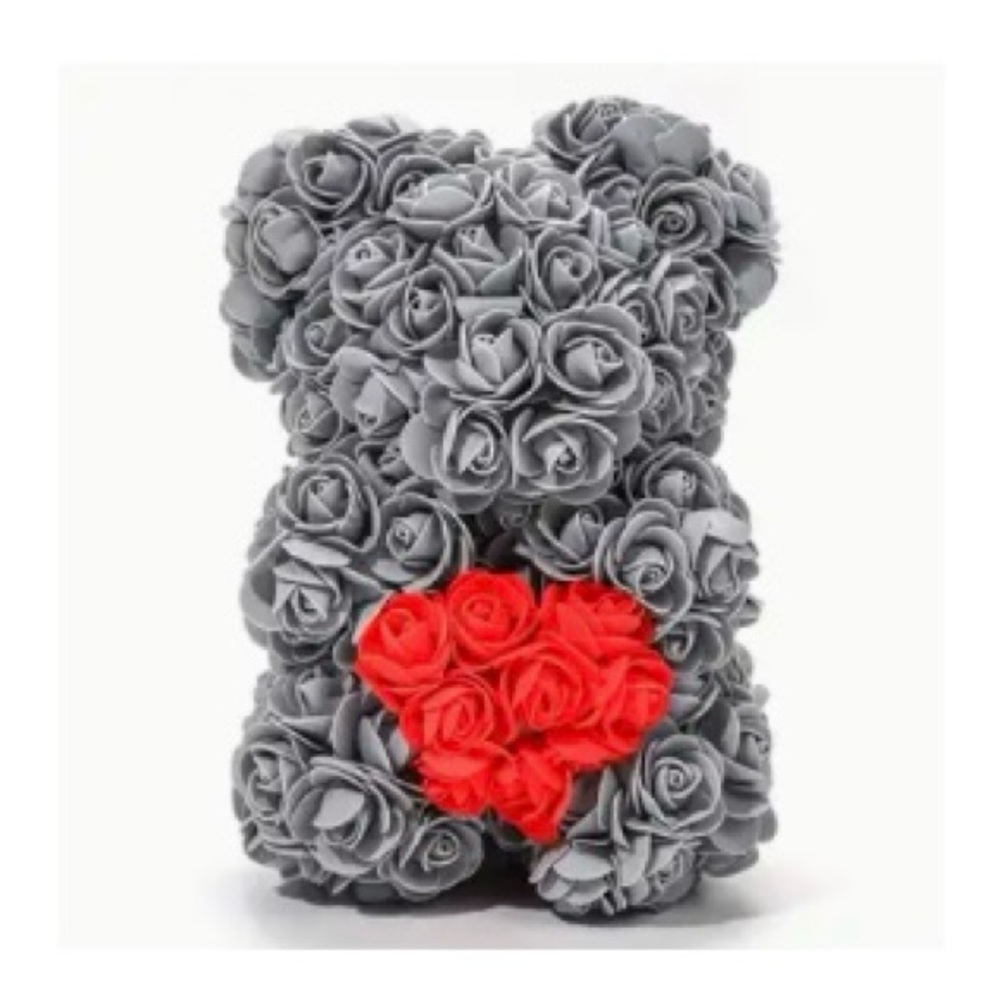 Gray Rose Bear